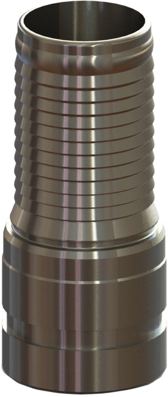 HAGS-6C by Campbell Fittings | Grooved Crimpnology Nipple | 1-1/2" Grooved End x 1-1/2" Hose Barb | Plated Steel