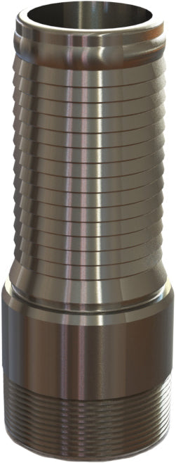 HALPS-12C by Campbell Fittings | SCH. 80 Threaded Shank | 3" Male NPT Thread x 3" Hose Barb | Long | Plated Steel