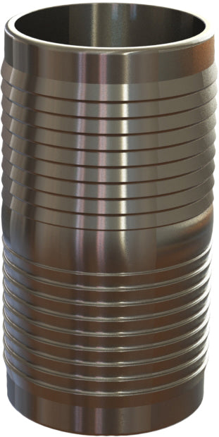 HCSS-12 by Campbell Fittings | Mender | 3" Hose Barb x 3" Hose Barb | 316 Stainless Steel