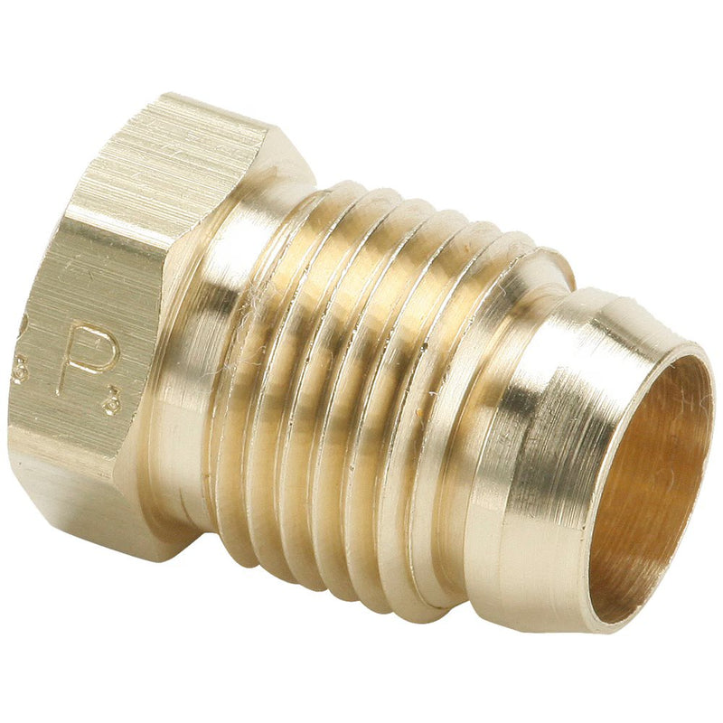 61HD-8 by Parker | Hi-Duty Fittings | 1/2" Sleeve x 11/16" Nut | .921" Length | Straight | Brass | Pack of 10