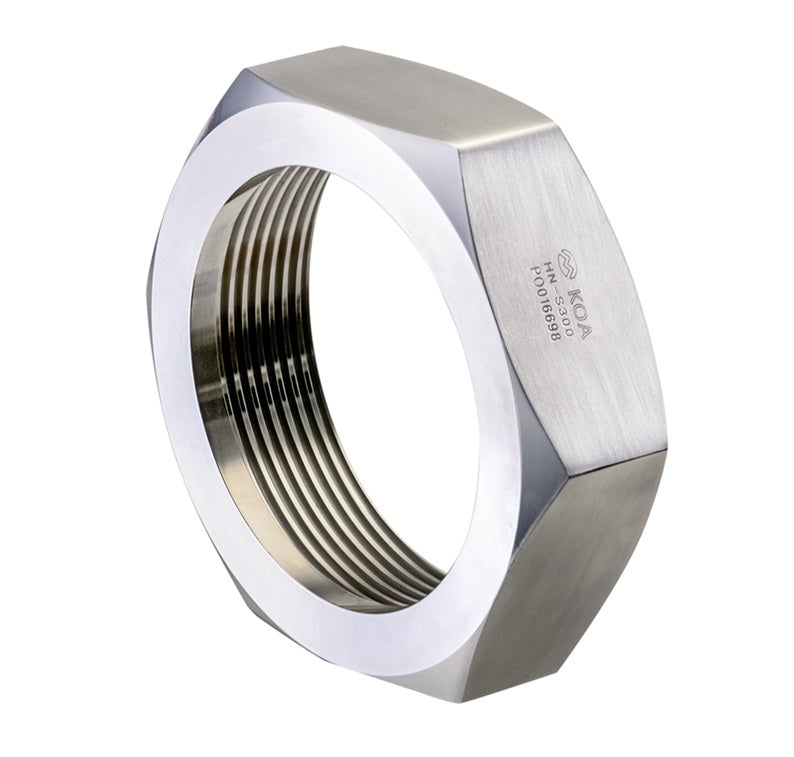 HNS150 by Kuriyama | HNS Series | Sanitary Hex Nut for Female Bevel Seat | 1-1/2" Size | 304 Stainless Steel