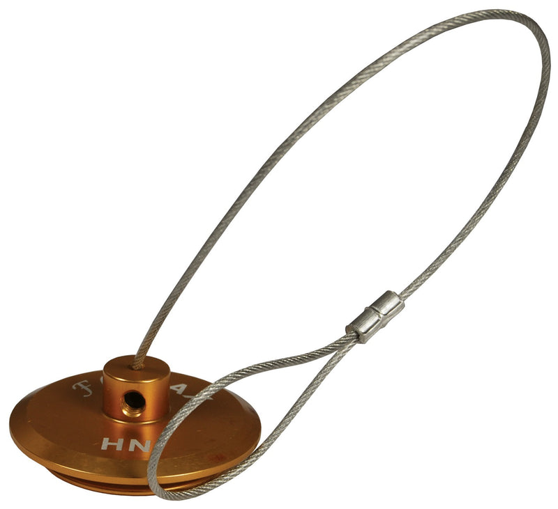 HN-PLUG by Dixon Valve | FloMAX Standard-Series | Hydraulic Oil Nozzle Plug | Gold | Anodized Aluminum