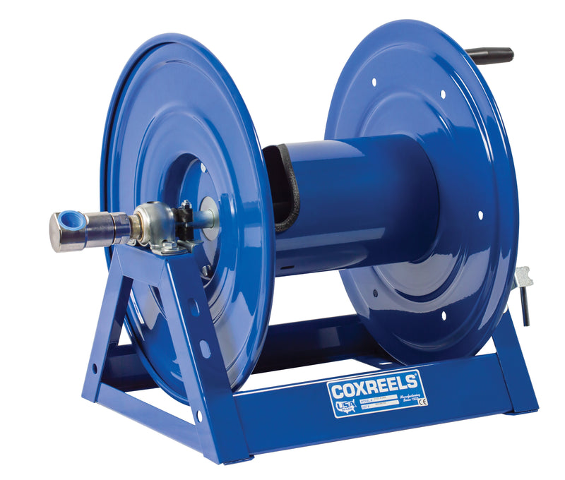 HP1125-5-50 by Coxreels | HP1125 Series | 5,000 PSI Hand Crank Hose Reel | 3/4" Hose ID, 3/4" FNPT Inlet | Steel | 50ft Capacity, Hose Not Included