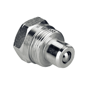 HP3PB37F Hansen® by Danfoss | Quick Disconnect Coupling | HP3 Series | 3/8" Female NPT x 3/8" High Pressure | Plug | NBR Seal | Steel