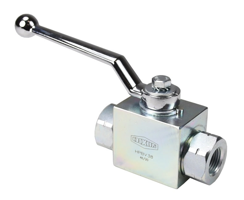 HPBV10ZPL by Dixon Valve | High Pressure Ball Valve | 1" Female NPT x 1" Female NPT | Clear Zinc Coated Carbon Steel