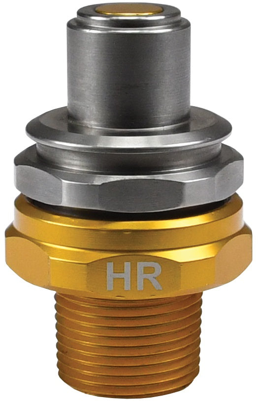 HR by Dixon Valve | FloMAX Standard-Series | Hydraulic Oil Receiver | 3/4" Male NPT | Gold | Anodized Aluminum