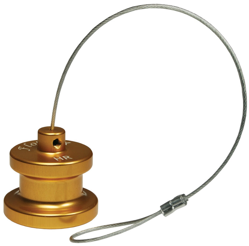 HR-CAP by Dixon Valve | FloMAX Standard-Series | Hydraulic Oil Receiver Cap | Gold | Anodized Aluminum