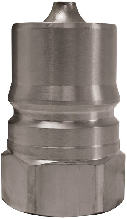 HS6BF6 by Dixon Valve | Hydraulic Quick Disconnect Coupling | HS-Series | 3/4" Female BSPP x 3/4" ISO-B Steam Interchange | Plug | Steel
