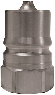 HS4BF4 by Dixon Valve | Hydraulic Quick Disconnect Coupling | HS-Series | 1/2" Female BSPP x 1/2" ISO-B Steam Interchange | Plug | Steel