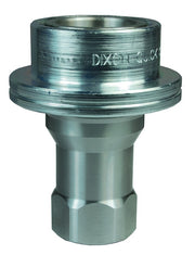 4HSBF4-S by Dixon Valve | Hydraulic Quick Disconnect Coupling | HS-Series | 1/2" Female BSPP x 1/2" ISO-B Steam Interchange | Socket | EPDM Seal | 303 Stainless Steel