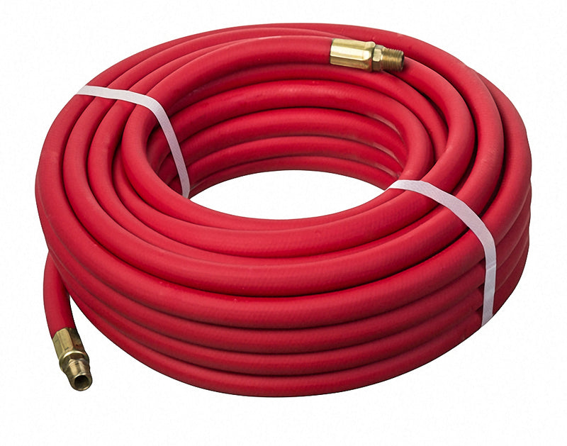 HS1134F-16X25 Kuri-Tec by Kuriyama | POLYAIR® | HS1134 Series | Multi-Purpose Air Hose Assembly | 1" ID | 1" x 1" Male NPT | Red | 25ft Length