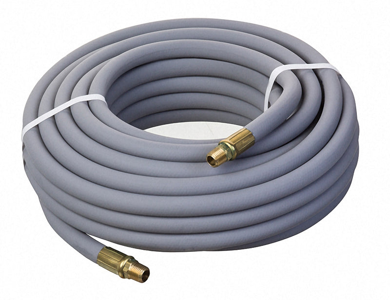 HS1138E-12X50 Kuri-Tec by Kuriyama | POLYAIR® | HS1138 Series | Multi-Purpose Air Hose Assembly | 3/4" ID | 3/4" x 3/4" Male NPT | Grey | 50ft Length