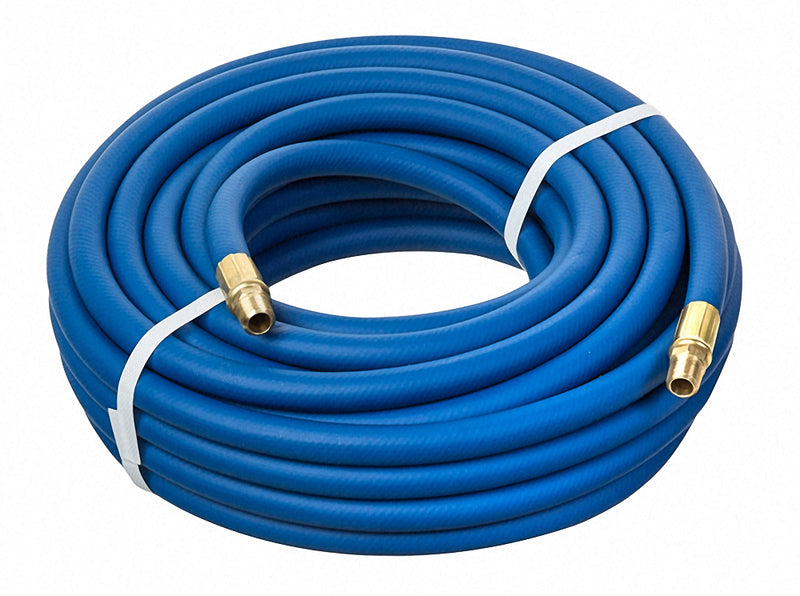 HS1176-08X100 Kuri-Tec by Kuriyama | HS1176 Series | General Service PVC Pneumatic Air Tool Hose Assembly | 1/2" ID | 1/2" x 3/8" Male NPT | Blue | 100ft Length
