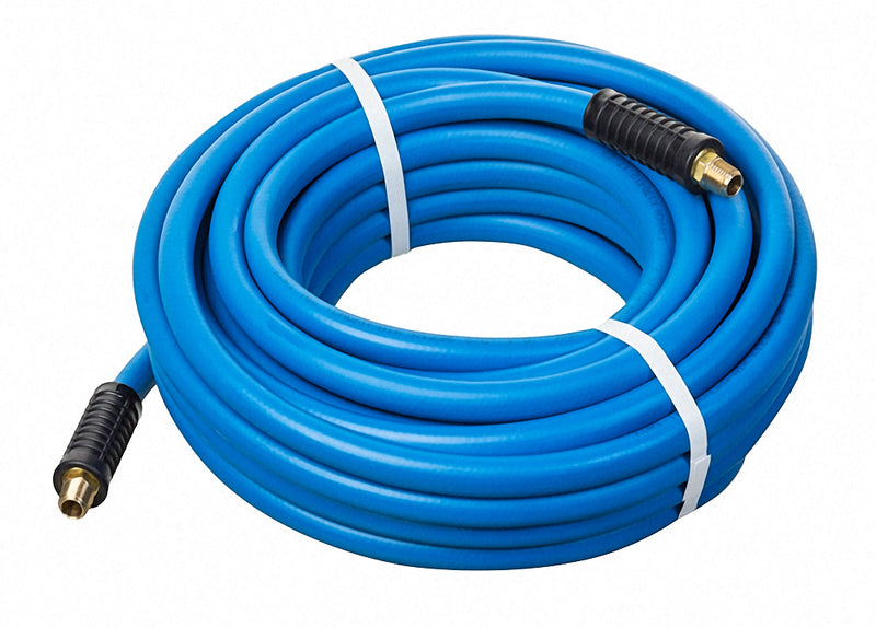 HS1236-08X25 Kuri-Tec by Kuriyama | TUNDRA-AIR® | HS1236 Series | High Grade Low Temperature Air Hose Assembly | 1/2" ID | 1/2" x 3/8" Male NPT | Blue | 25ft Length