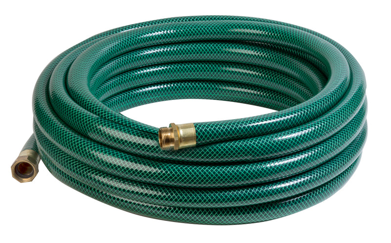 HS1317-12X50 Kuri-Tec by Kuriyama | HS1317 Series | Heavy Duty Reinforced PVC Water Hose Assembly | 3/4" ID | 3/4" Male GHT x 3/4" Female GHT | Green | 50ft Length