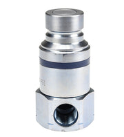 HT49OF4 by Dixon Valve | Hydraulic Quick Disconnect Coupling | HT-Series | 90° Elbow | 1/2" Female ORB x 1/2" ISO16028 Flushface Interchange | Plug | Steel