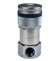 4HT9OF4 by Dixon Valve | Hydraulic Quick Disconnect Coupling | HT-Series | 90° Elbow | 1/2" Female ORB x 1/2" ISO16028 Flushface Interchange | Socket | Nitrile Seal | Steel