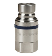 HT5BF6-SS by Dixon Valve | Hydraulic Quick Disconnect Coupling | HT-Series | 3/4" Female BSPP x 5/8" ISO16028 Flushface Interchange | Plug | 316 Stainless Steel