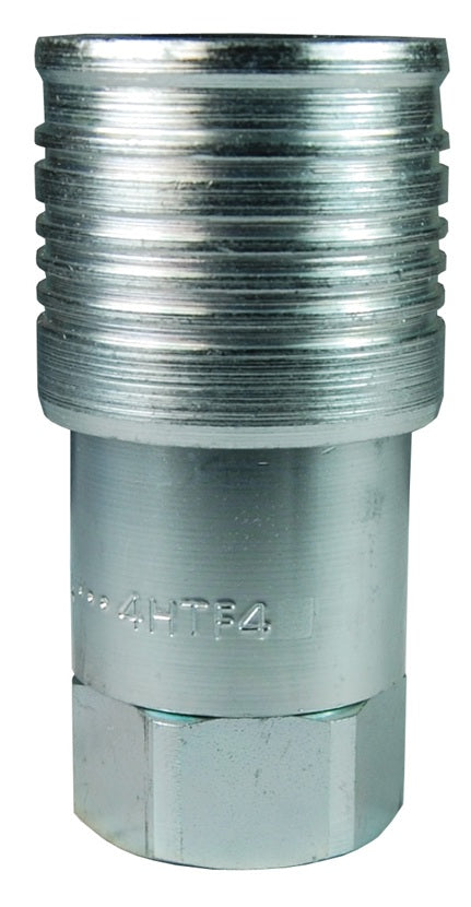 16HTBF16 by Dixon Valve | Hydraulic Quick Disconnect Coupling | HT-Series | 2" Female BSPP x 2" ISO16028 Flushface Interchange | Socket | Nitrile Seal | Steel