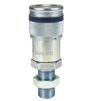 4HTRB6 by Dixon Valve | Hydraulic Quick Disconnect Coupling | HT-Series | 3/4" Male O-Ring Face Seal Bulkhead x 1/2" ISO16028 Flushface Interchange | Socket | Nitrile Seal | Steel