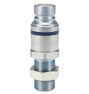 HT4RB6 by Dixon Valve | Hydraulic Quick Disconnect Coupling | HT-Series | 3/4" Male O-Ring Face Seal Bulkhead x 1/2" ISO16028 Flushface Interchange | Plug | Steel