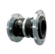 HTDRF30X7 by Kuriyama | HTDRF Series | Double Sphere Rubber Expansion Joint | Flange Ends | 3" Size | 7" Length | Carbon Steel / Nylon