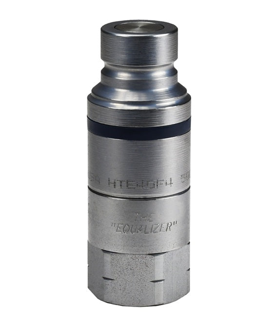HTE3OF4 by Dixon Valve | Hydraulic Quick Disconnect Coupling | HTE-Series | ISO 16028 Connect Under Pressure Flushface Plug | 1/2" Female ORB x 3/8 Body Size | Plug | Steel