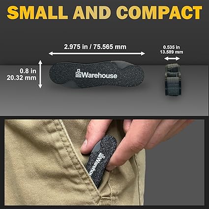 Thread Pitch Gauge | Measure Threads Per Inch for Hydraulic Fittings | Anti-Rust, Accurate, Easy-to-Read | includes Angle Gauges, Inside/Outside Threads, TPI for Inches and MM