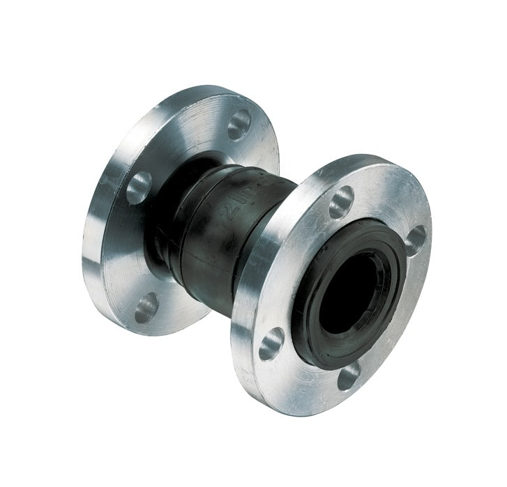 HTSRF60X6 by Kuriyama | HTSRF Series | Single Sphere Rubber Expansion Joint | Flange Ends | 6" Size | 6" Length | Carbon Steel / Nylon