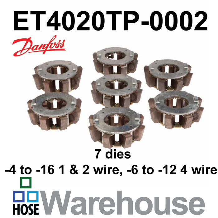 ET4020TP-0002 Eaton Aeroquip Die Package for -4, -6, -8, -12, -16 Braided and -6, -8, -10, -12 Spiral