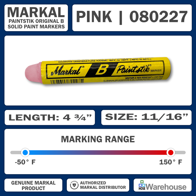 080228 by Markal | B Paintstik | Standard Size 11/16" x 4-3/4" | Purple