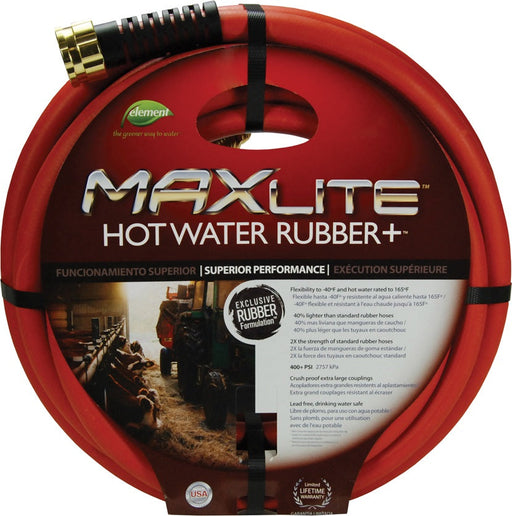 HWH50 by Dixon Valve | Hot Water Rubber Reinforced Hose | Lead Free | 5/8" | 50ft Length