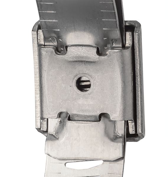 WGC-CSHD60 Kuri-Clamp™ by Kuriyama | Heavy Duty Worm Gear Clamp | 3-5/16" to 4-1/4" Size Range | 9/16" Band Width | Stainless Steel Band & Housing | Carbon Steel Screw | Pack of 10
