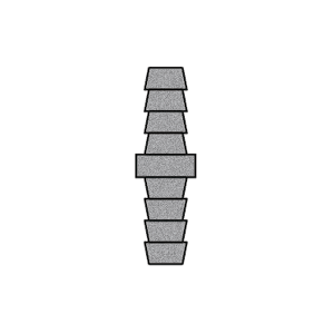 B-178-1212C Breco by Foster | 3/4" Hose Barb x 3/4" Hose Barb | Straight