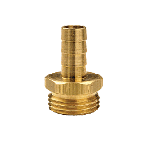 B-585-0812C Breco by Foster | 1/2" Hose Barb x 3/4" Male GHT | Straight | Brass