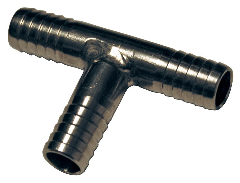1790808SS by Dixon Valve | Hose Mender / Splicer | Tee | 1/2" Hose ID x 1/2" Hose ID x 1/2" Hose ID Branch | 304 Stainless Steel