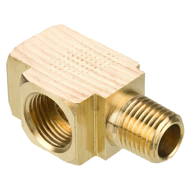 251IFHD-6-4 by Parker | Inverted Flare Fittings | 3/8" Inverted Flare x 1/4" Male Pipe Thread | 1.83" Length | Tee | Brass | Pack of 10