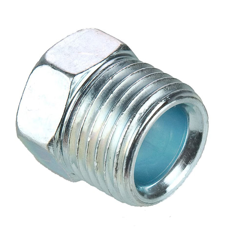 41IFF-2 by Parker | Inverted Flare Fittings | 1/8" Inverted Flare | 5/16" Hex | .52" Length | Nut | Straight | Brass | Pack of 25