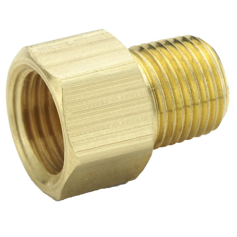 48IFHD-12-12 by Parker | Inverted Flare Fittings | Connector | 3/4" Inverted Flare x 3/4" Male Pipe Thread | 1-1/4" | 1.38" Length | Straight | Brass | Pack of 5