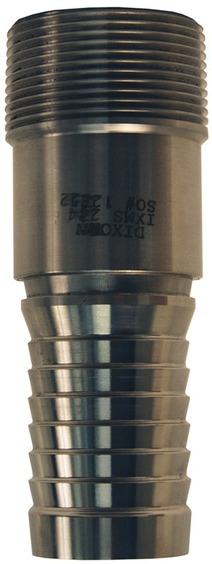 IXMS32 by Dixon Valve | Holedall® Internal Expansion (IX) Sanitary Hose Stem | 2" Male NPT x 2" Hose ID | 304 Stainless Steel