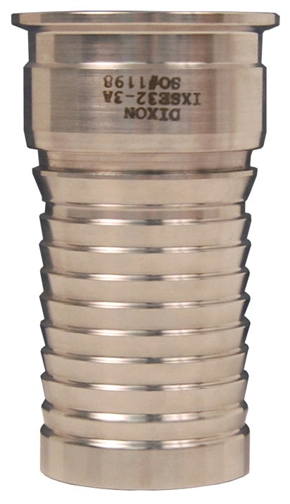 IXSE48-3A by Dixon Valve | Holedall® CIP Internal Expansion (IX) Sanitary Hose Stem | Clamp End x 3" Hose ID | 304 Stainless Steel
