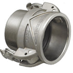 B300SS by Campbell Fittings | Insta-Lock™ | Cam & Groove Coupling | Type B | 3" Female Coupler x 3" Male NPT Thread | 316 Stainless Steel