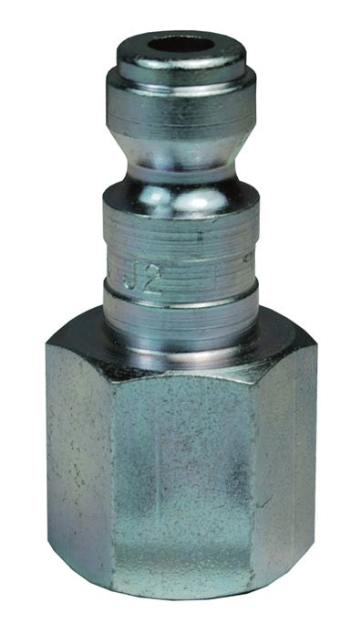 J2F2 by Dixon Valve | Pneumatic Quick Disconnect Coupling | J-Series | 1/4" Female NPTF x 1/4" Automotive Interchange | Plug | Steel
