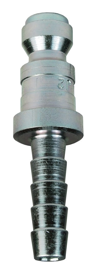 J4S3 by Dixon Valve | Pneumatic Quick Disconnect Coupling | J-Series | Hose Barb | 3/8" Hose ID x 1/2" Automotive Interchange | Plug | Steel