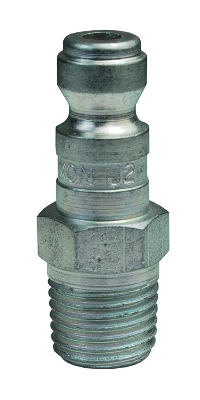 J2M1 by Dixon Valve | Pneumatic Quick Disconnect Coupling | J-Series | 1/8" Male NPTF x 1/4" Automotive Interchange | Plug | Steel