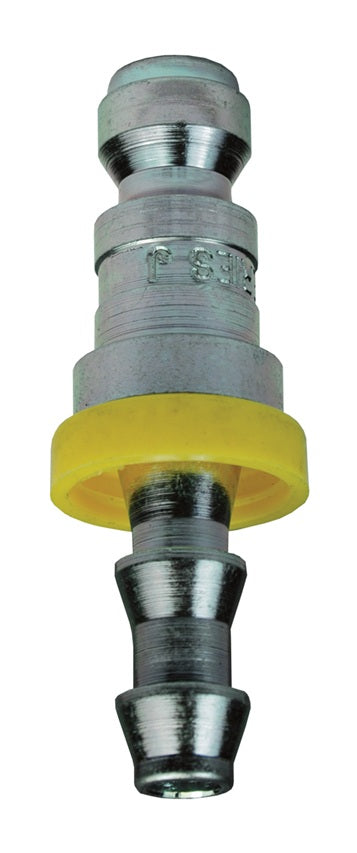 J2B3 by Dixon Valve | Pneumatic Quick Disconnect Coupling | J-Series | Push-Loc Hose Barb | 3/8" Hose ID x 1/4" Automotive Interchange | Plug | Steel