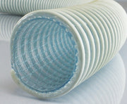 3012-0400-100 by Jason Industrial | 3012 Series | FDA 3-A Liquid Suction Hose | S-omega | 80 PSI | 4" ID | 4.78" OD | PVC | 100ft