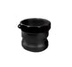 A150P by Jason Industrial | 1-1/2" SCH.80 Cam and Groove | Part A | Male Adapter x Female NPT Thread | Black | Polypropylene