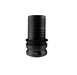 E300P by Jason Industrial | 3" SCH.80 Cam and Groove | Part E | Male Adapter x Hose Shank | Black | Polypropylene