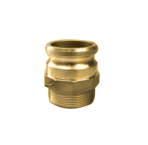 F075B by Jason Industrial | 3/4" Cam and Groove | Part F | Male Adapter x Male NPT Thread | Brass